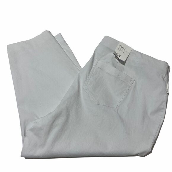 Style & Co White Mid Rise Comfort Waist Capris 22W - Picture 9 of 11